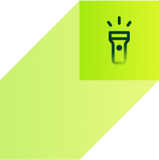 A neon green and black background with a light